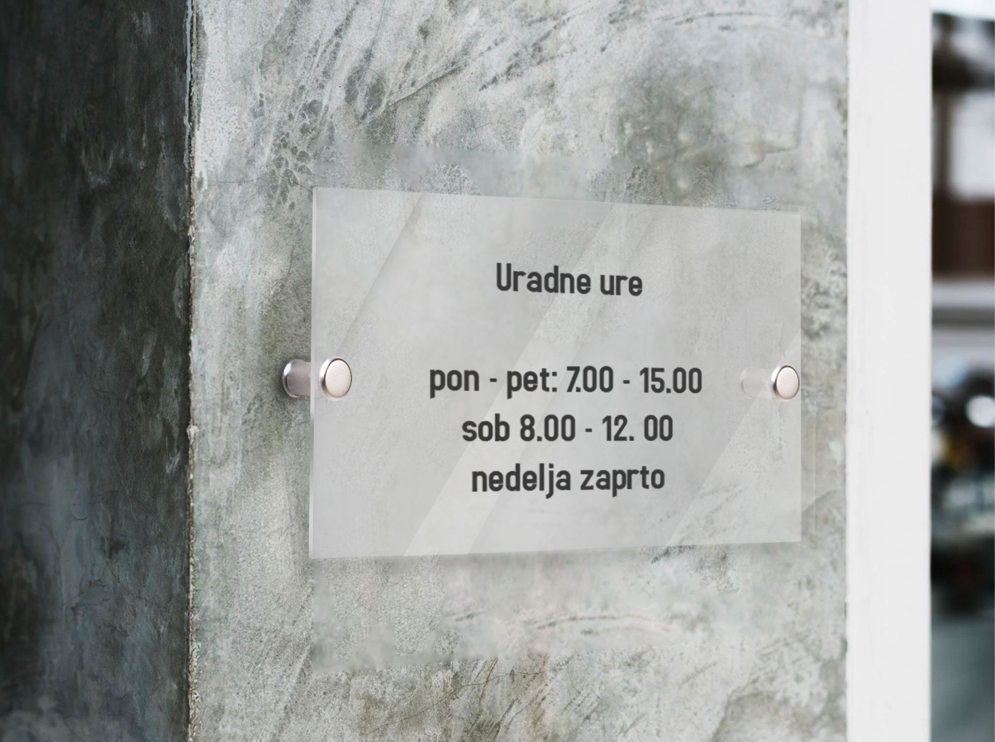 Namensschild 200x150mm