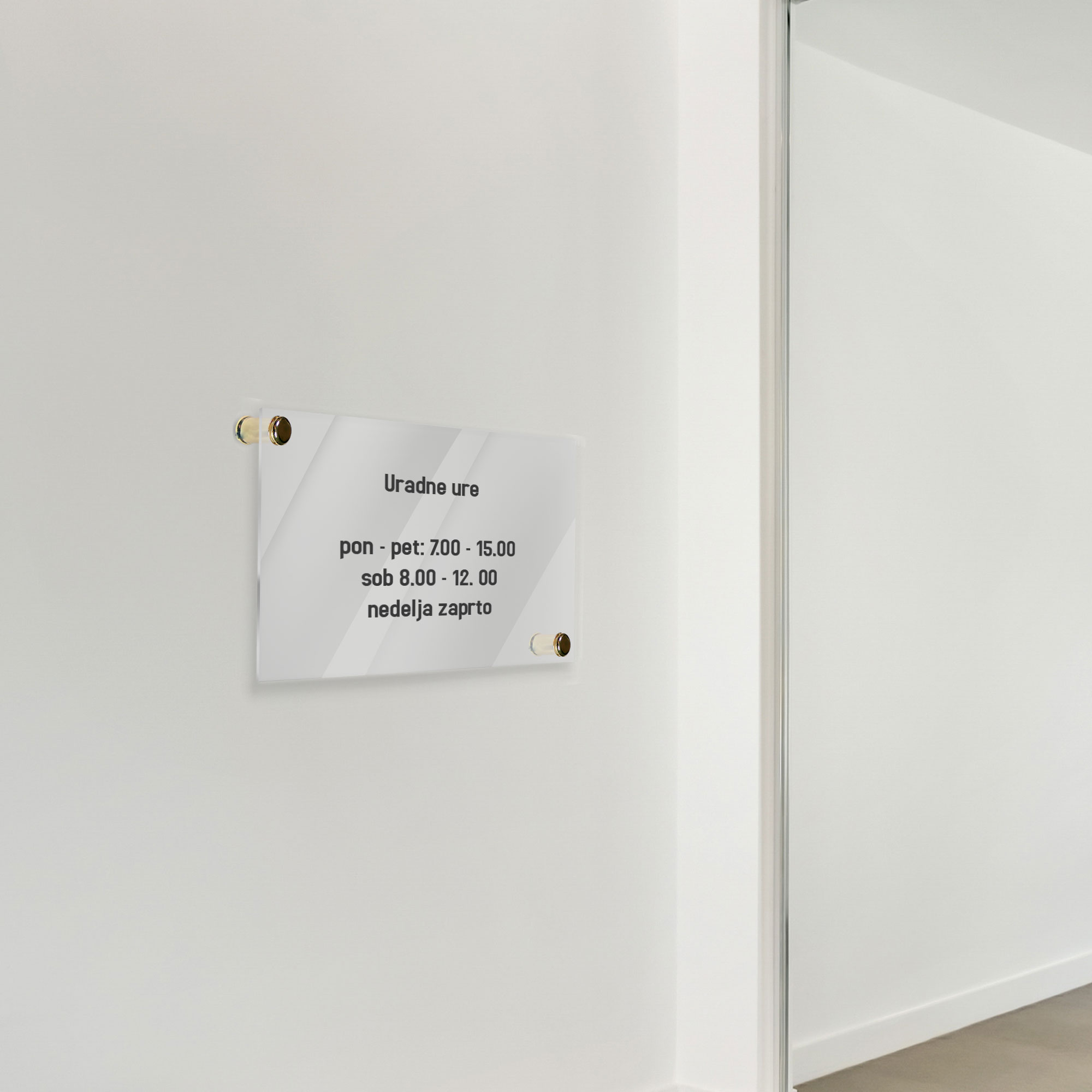 Napisna tablica z distančniki Maxi Gold