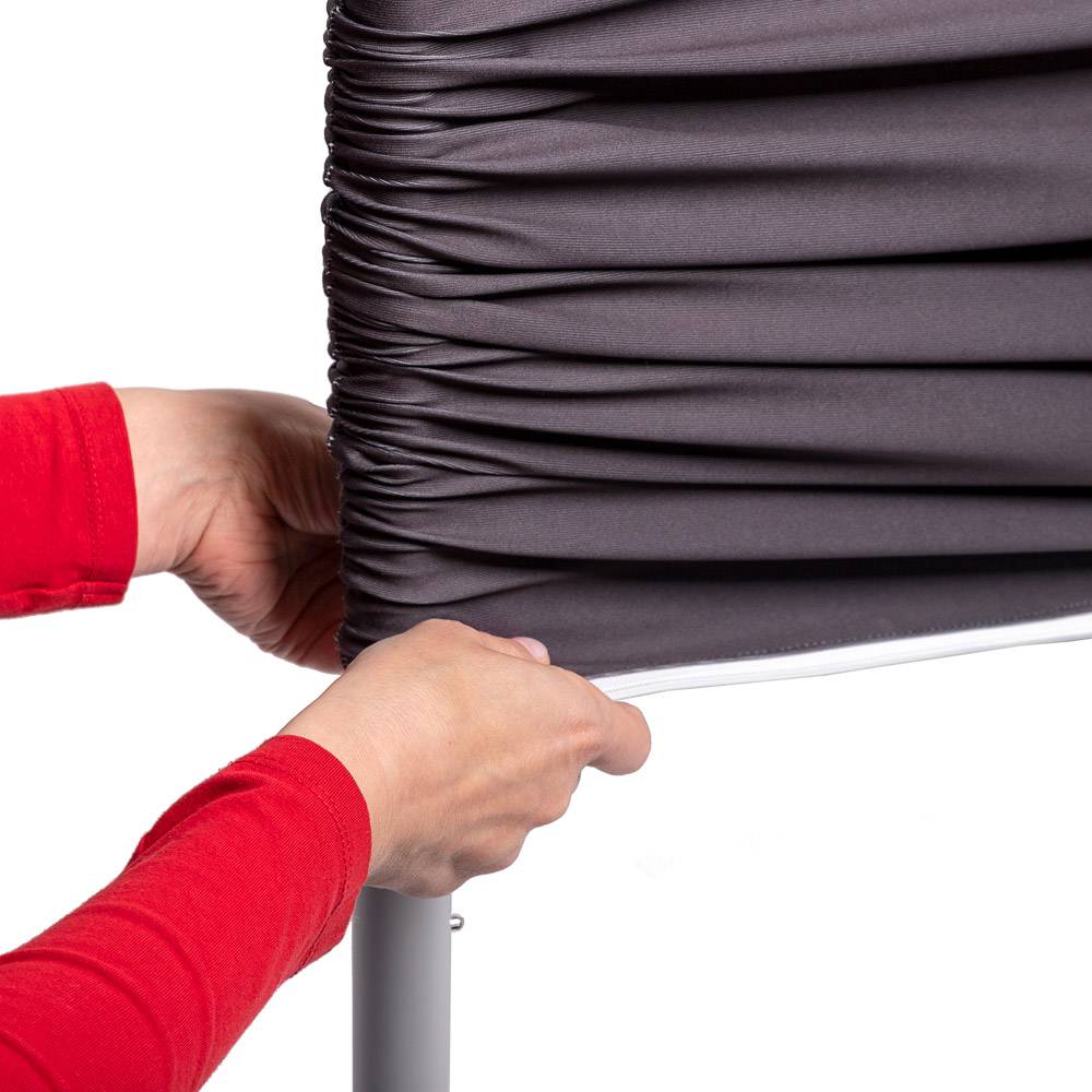 Pregrada s tekstilom – enostranska ali dvostranska