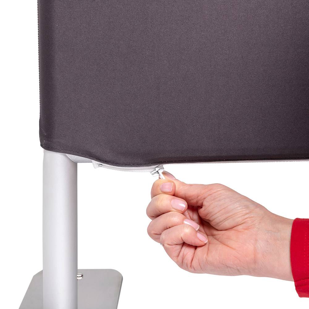 Pregrada s tekstilom – enostranska ali dvostranska