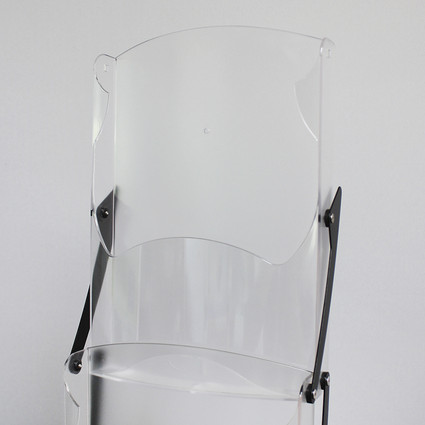 Prospektno stojalo real zip 4xA4 črno