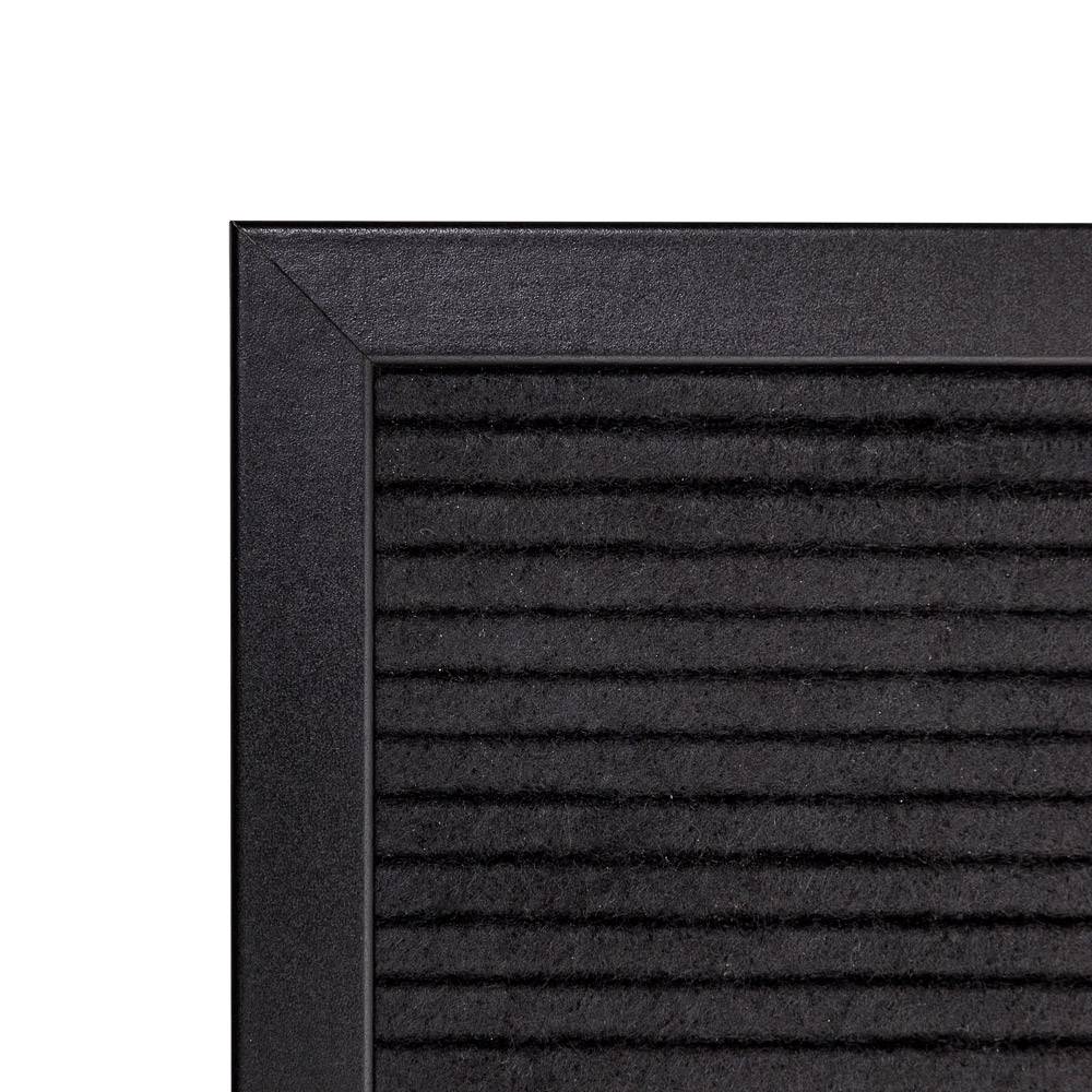 Letterboard Schwarz mit Holzrahmen