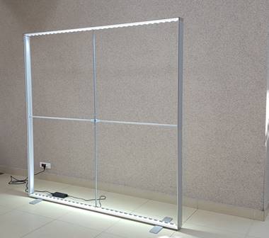 Tekstilni dvostranski LED pano