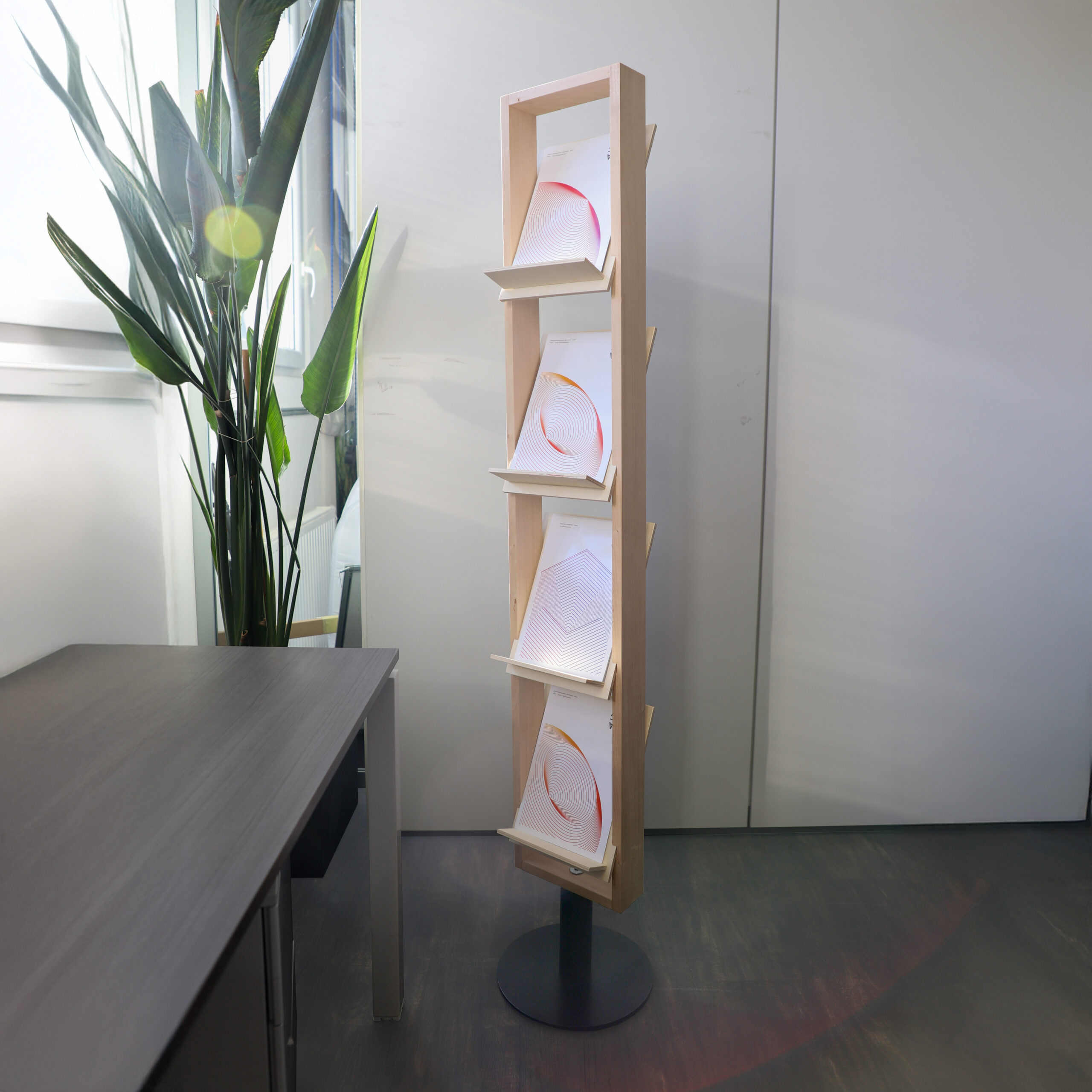 Ökologischer Prospektständer Compact Wood